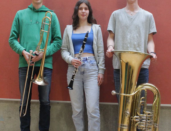 Mauro Link, Anna Kehrle, Nils Grischke besuchen das Summer Music Camp der Ohio Northern University