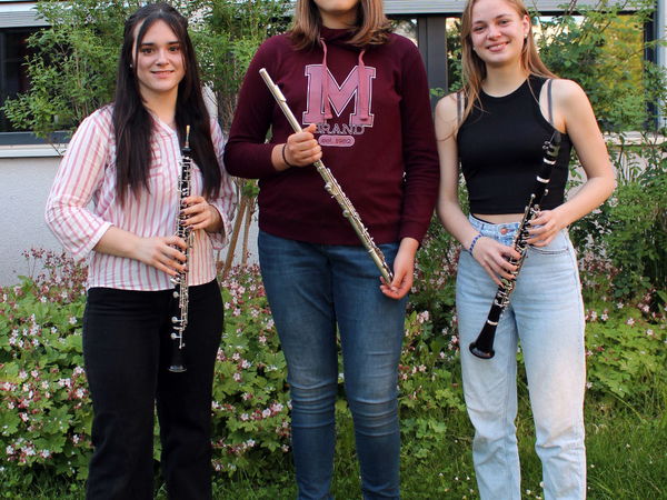 Selina Speidel, Carolin Schöttler und Lina Grischke nehmen am Summer Music Camp der Ohio Northern University teil