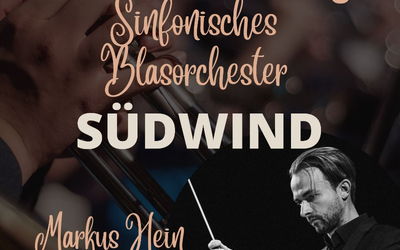 Flyer Konzert Blasorchester Südwind 2024