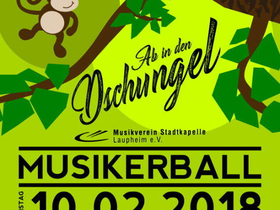 Plakat Musikerball 2018