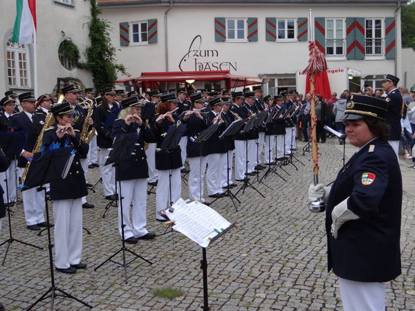 Stadtkapelle Laupheim beim Paradekonzert am Laupheimer Kinder- und Heimatfest 29.06.2017