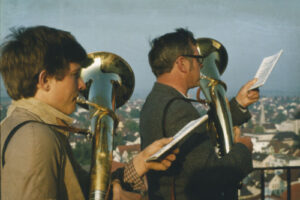 Turmblasen der Stadtkapelle Laupheim, 1982