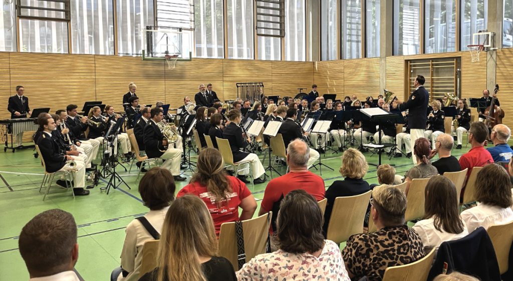 Stadtkapelle Laupheim beim Wertungsspiel beim Deutschen Musikfest in Ulm, 1.6.2025